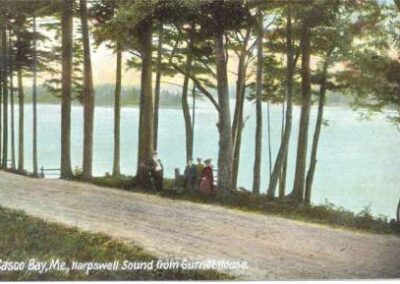 Casco Bay, Harpswell Sound from Gurnet House